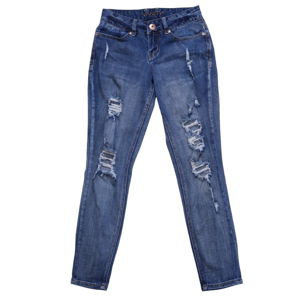 Vanity Distressed Girlfriend Jeans